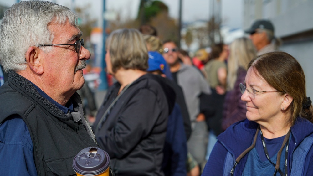 Marine Corps Veteran Was for Ship Tour During SFFW