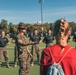 Boston Marines host Harvard field hockey team building