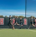 Boston Marines host Harvard field hockey team building