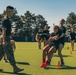 Boston Marines host Harvard field hockey team building