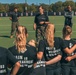 Boston Marines host Harvard field hockey team building