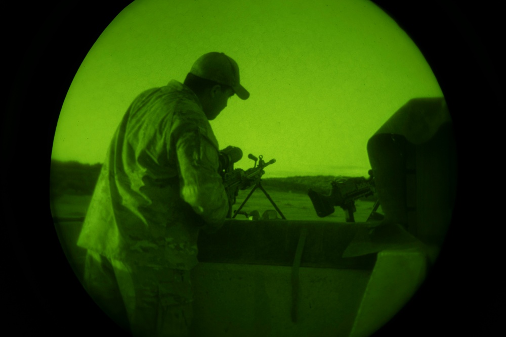 Lightweight machine gun training