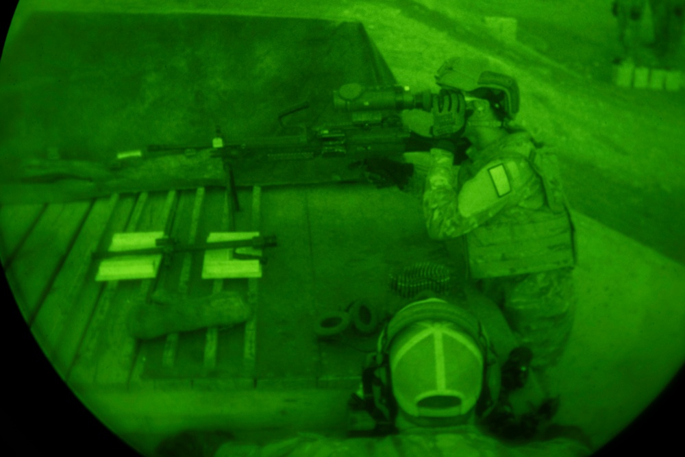 Lightweight machine gun training