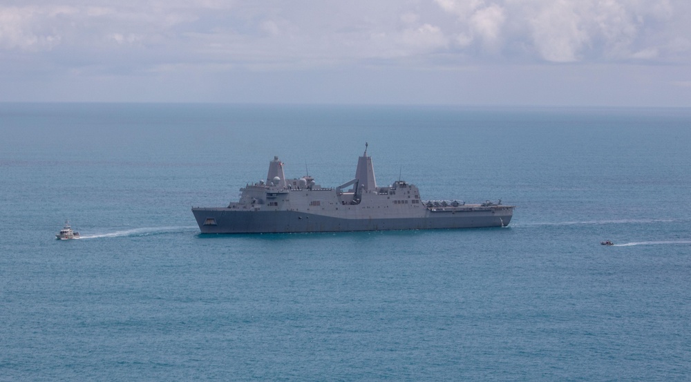 USS Mesa Verde and Surinamese Navy Work Together in the Caribbean Sea