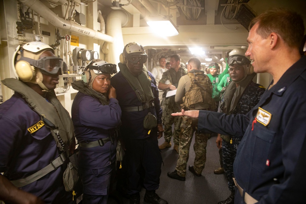 USS Mesa Verde and Surinamese Navy Work Together in the Caribbean Sea