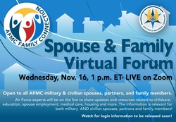 AFMC Spouse and Family Forum set for Nov. 16