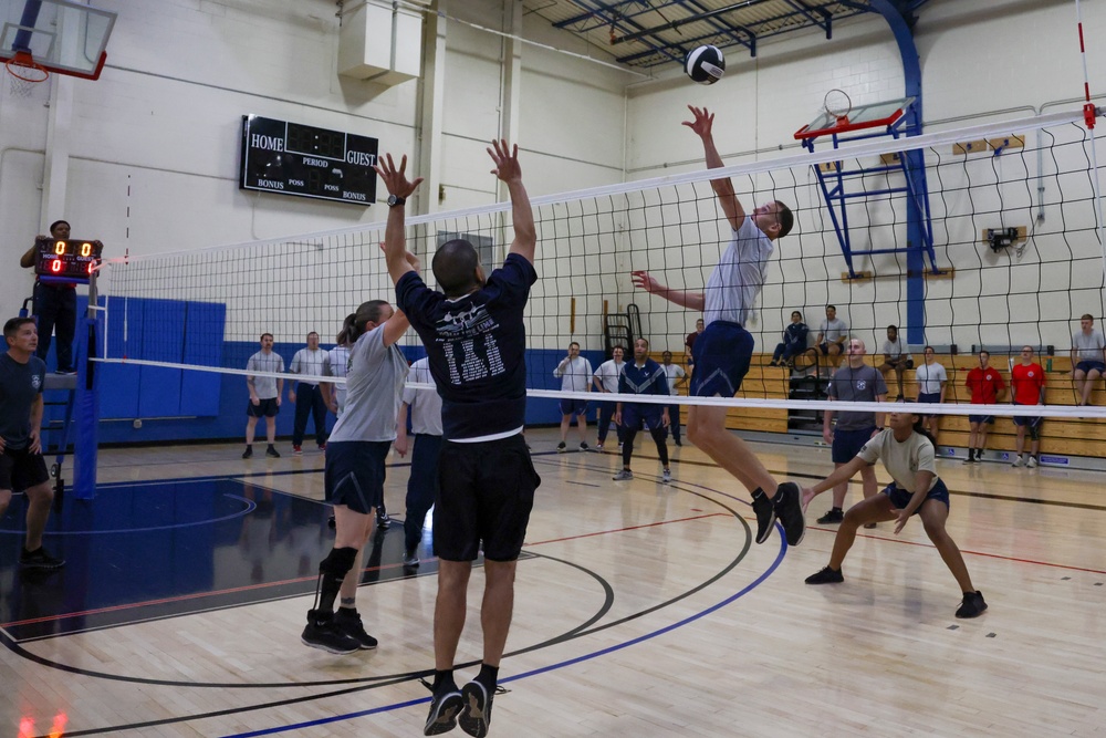 Airman Leadership School Class 22-G Volleyball Match