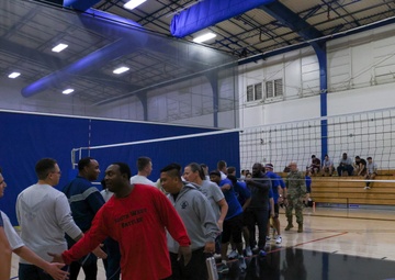 Airman Leadership School Class 22-G Volleyball Match