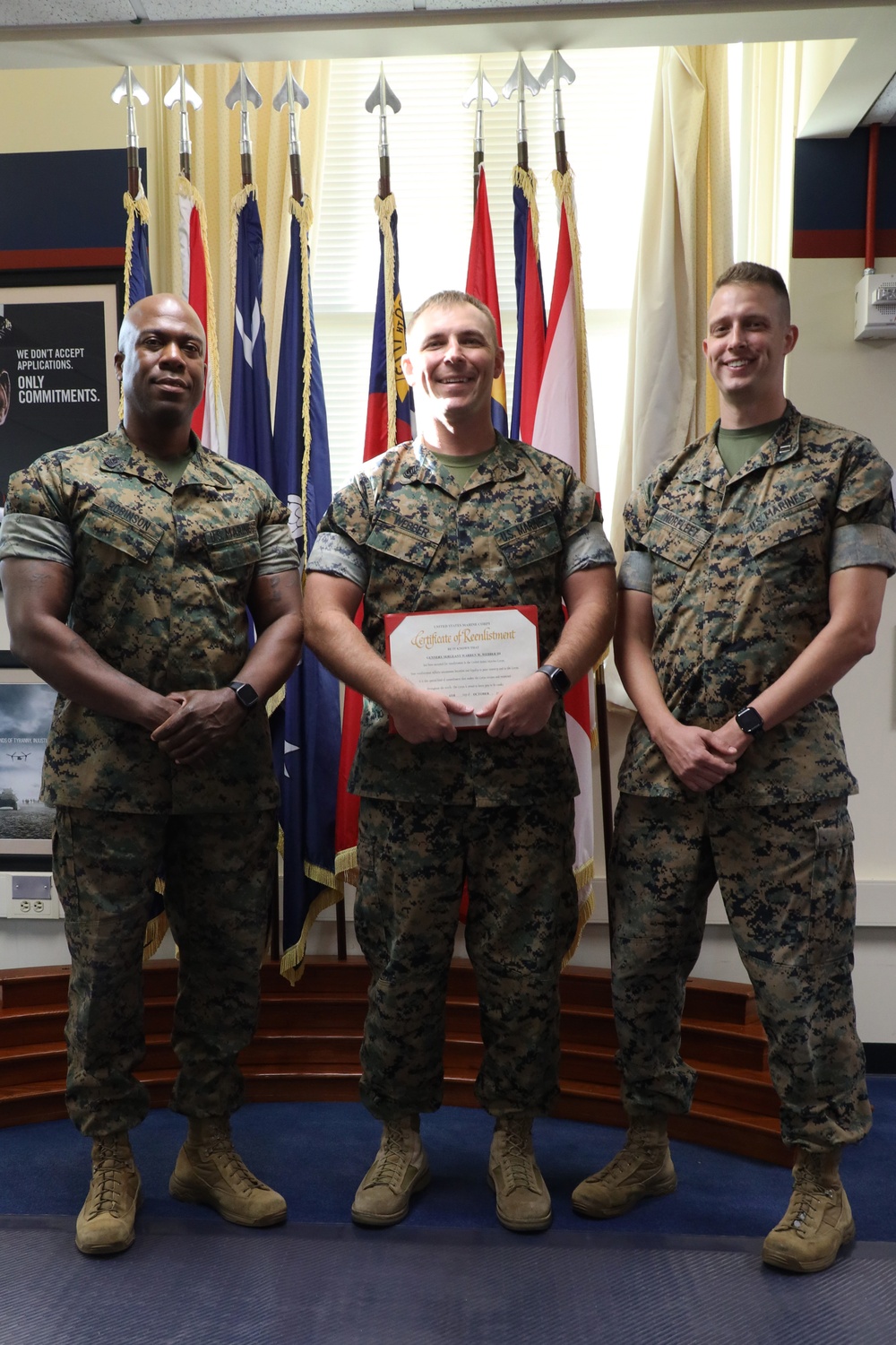 6th Marine Corps District Comptroller Chief Reenlists