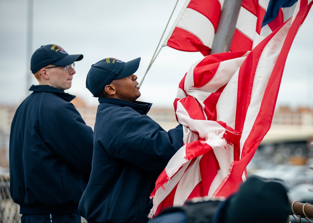 Ramage Conducts Sea and Anchor