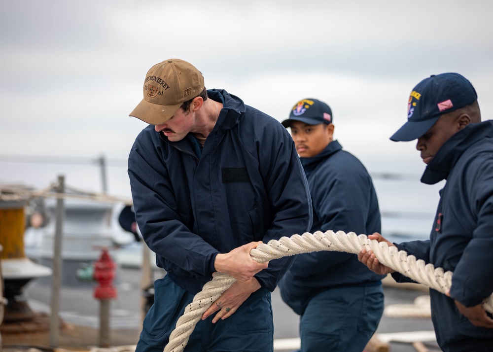 Ramage Conducts Sea and Anchor