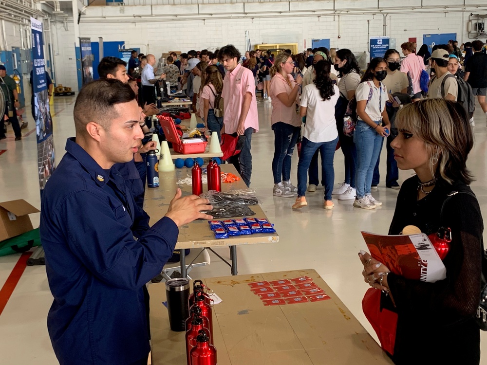 Coast Guard Air Station Borinquen celebrates high school career day in Aguadilla, Puerto Rico