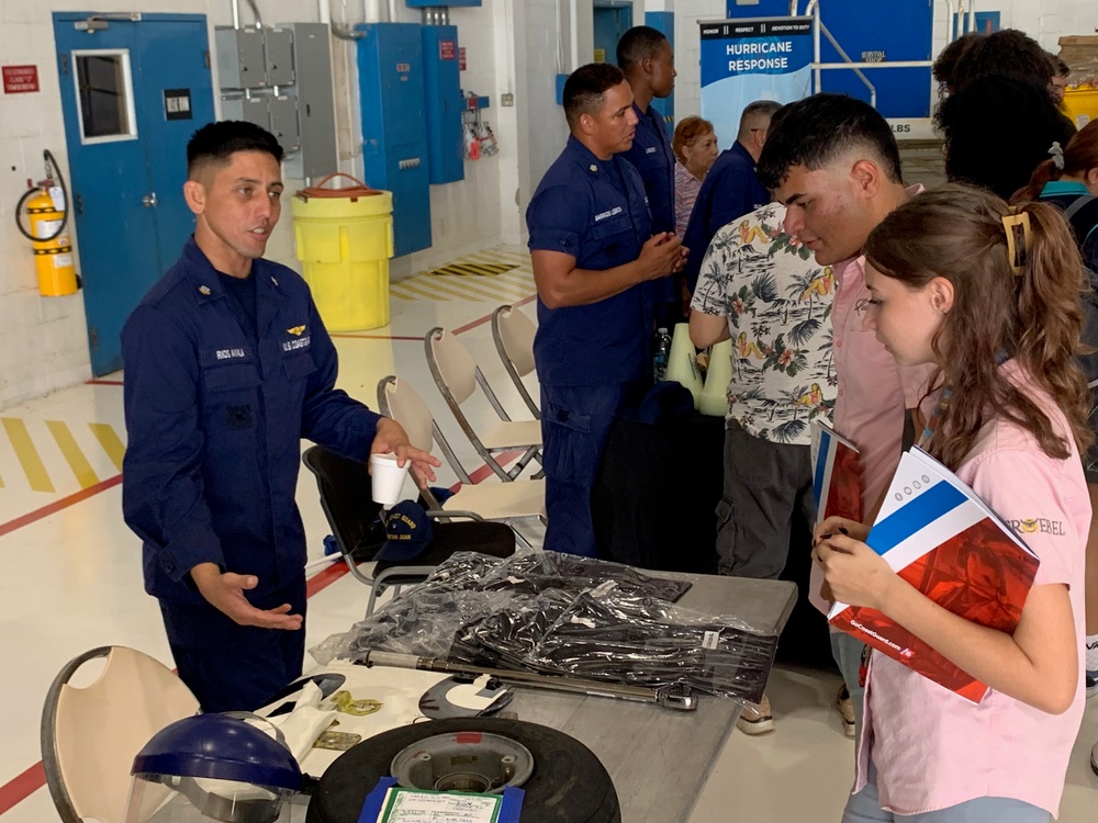 Coast Guard Air Station Borinquen celebrates high school career day in Aguadilla, Puerto Rico