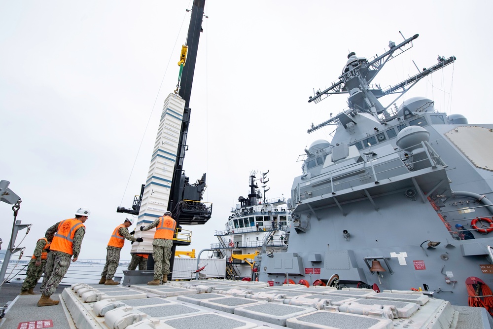VLS Demonstration Aboard USS Spruance