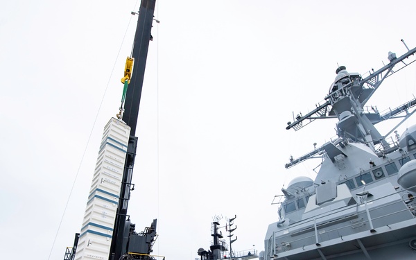 VLS Demonstration Aboard USS Spruance