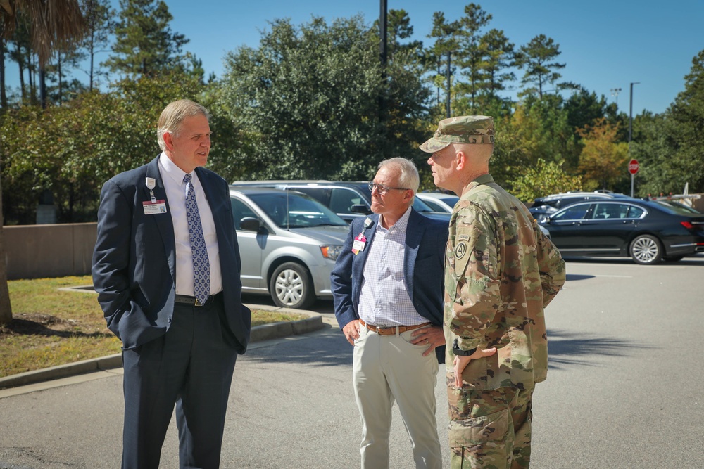 U.S. Army Central Welcomes Prisma Health-Tuomey Executives