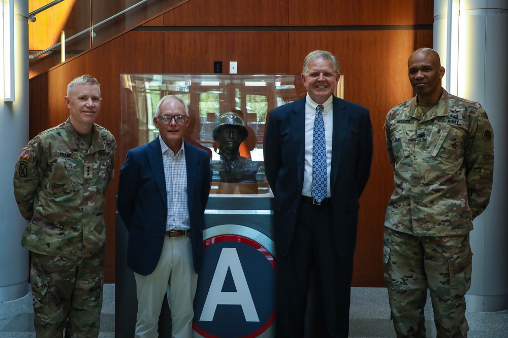 U.S. Army Central Welcomes Prisma Health-Tuomey Executives
