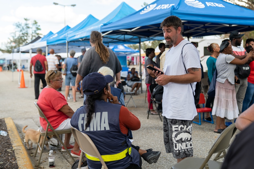 FEMA Helps Survivors at a Florida Insurance Village