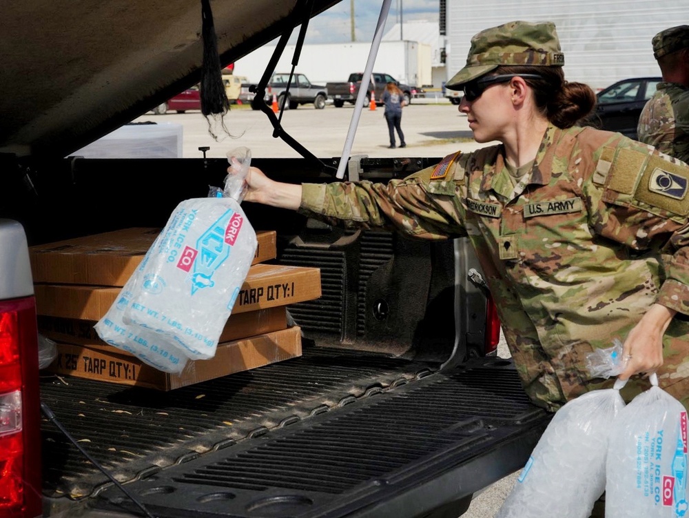 FEMA and Army National Guard Help Hurricane Ian Survivors