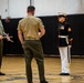 Barracks Marines completed the final evaluation of Ceremonial Drill School