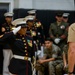 Barracks Marines completed the final evaluation of Ceremonial Drill School