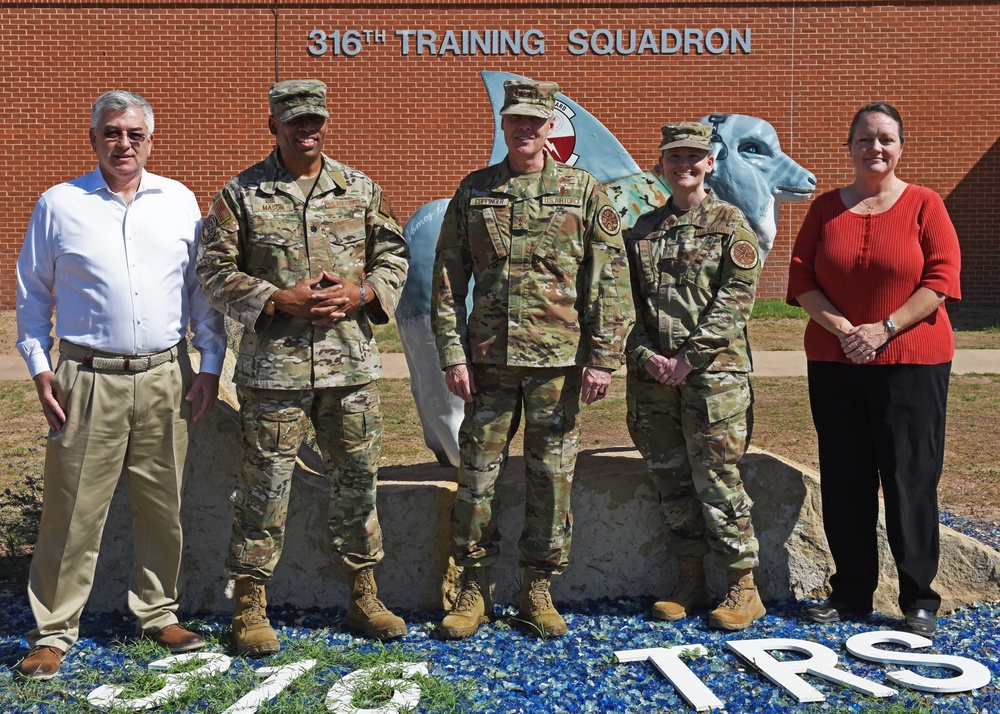 Central Security Service leadership visits Goodfellow