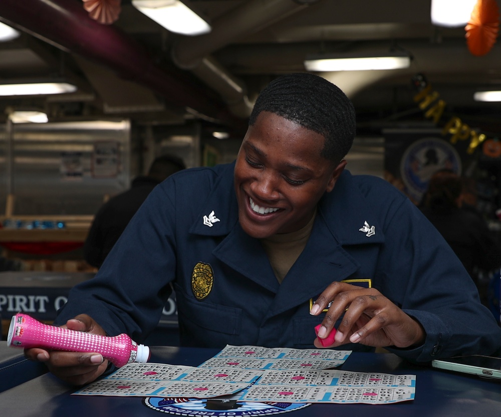 George Washington Simulates Underway: Bingo Night