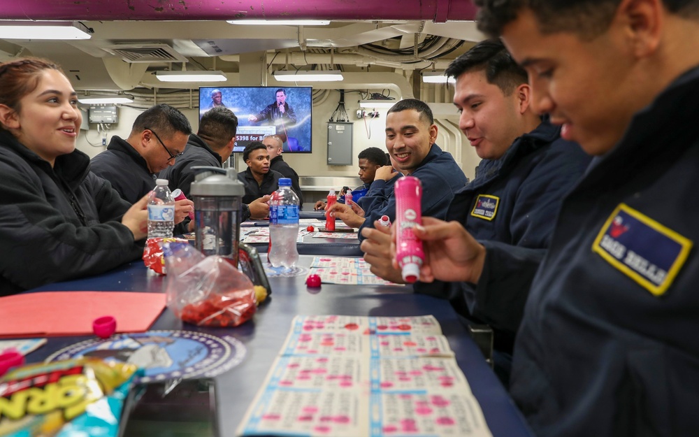 George Washington Simulates Underway: Bingo Night