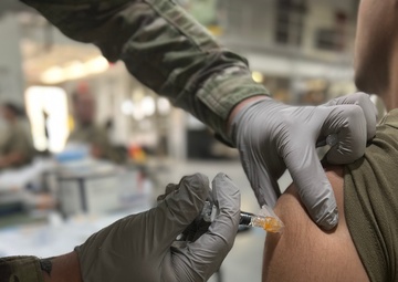 1st Armored Division Artillery hosts medical clinic for Soldiers