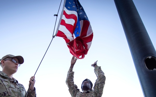 Reveille at Schriever SFB