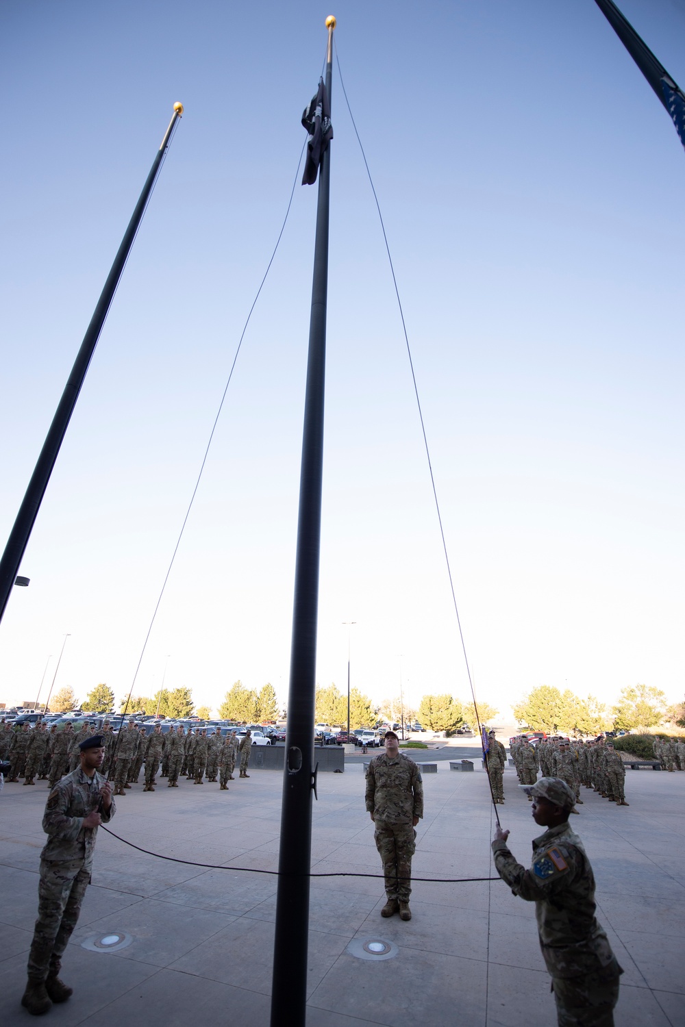 Reveille at Schriever SFB