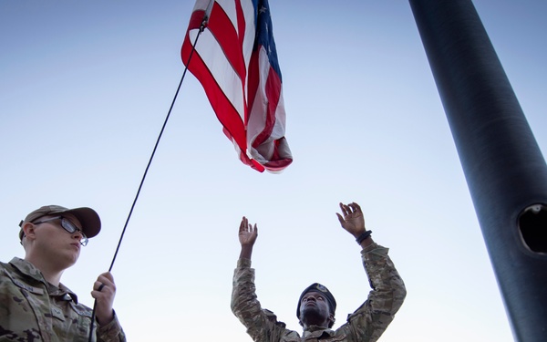Reveille at Schriever SFB