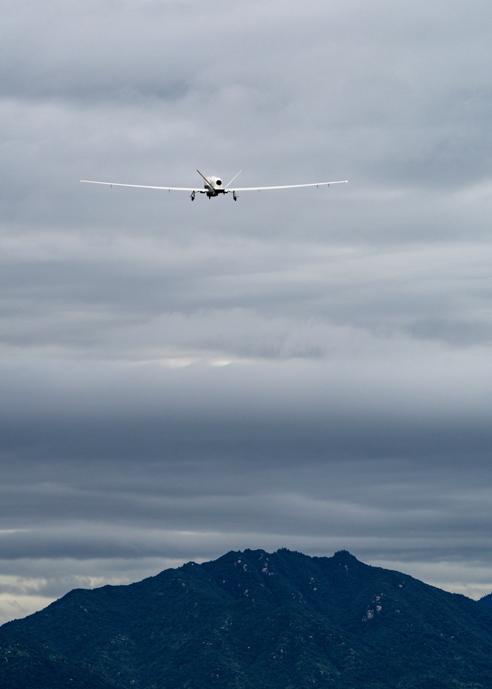 U.S. Navy MQ-4C Triton departs MCAS Iwakuni