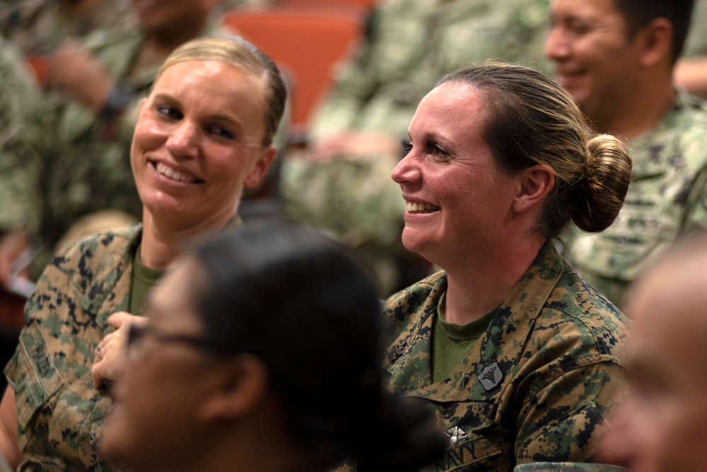 Master Chief Petty Officer of the Navy James Honea Visits San Diego