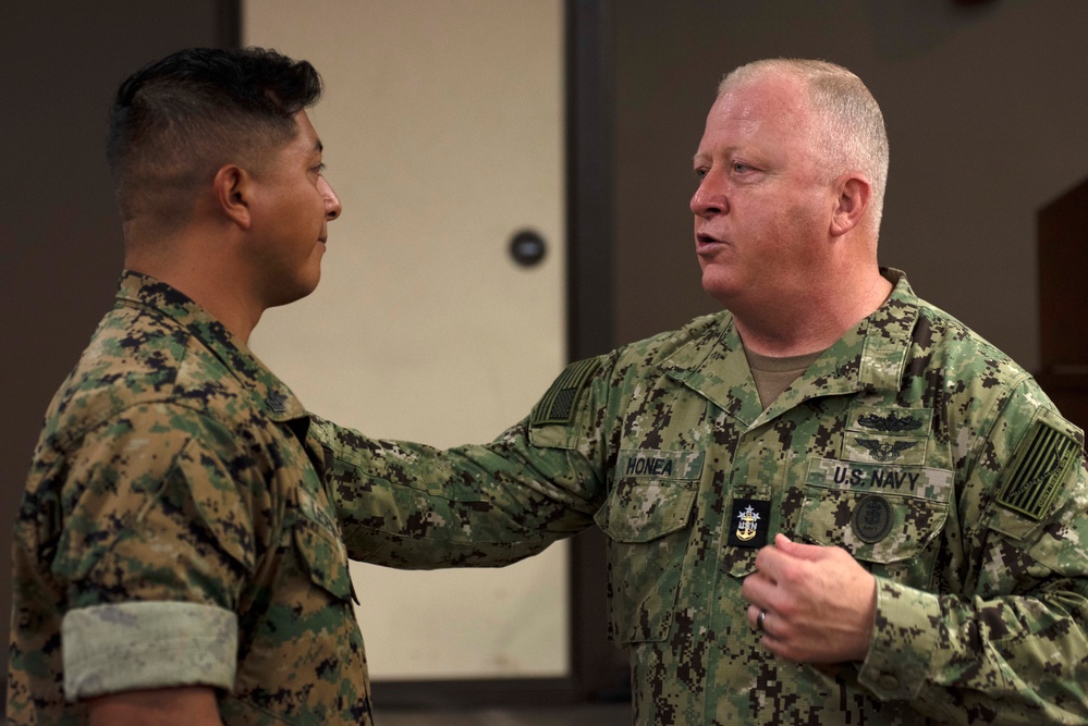 Master Chief Petty Officer of the Navy James Honea Visits San Diego