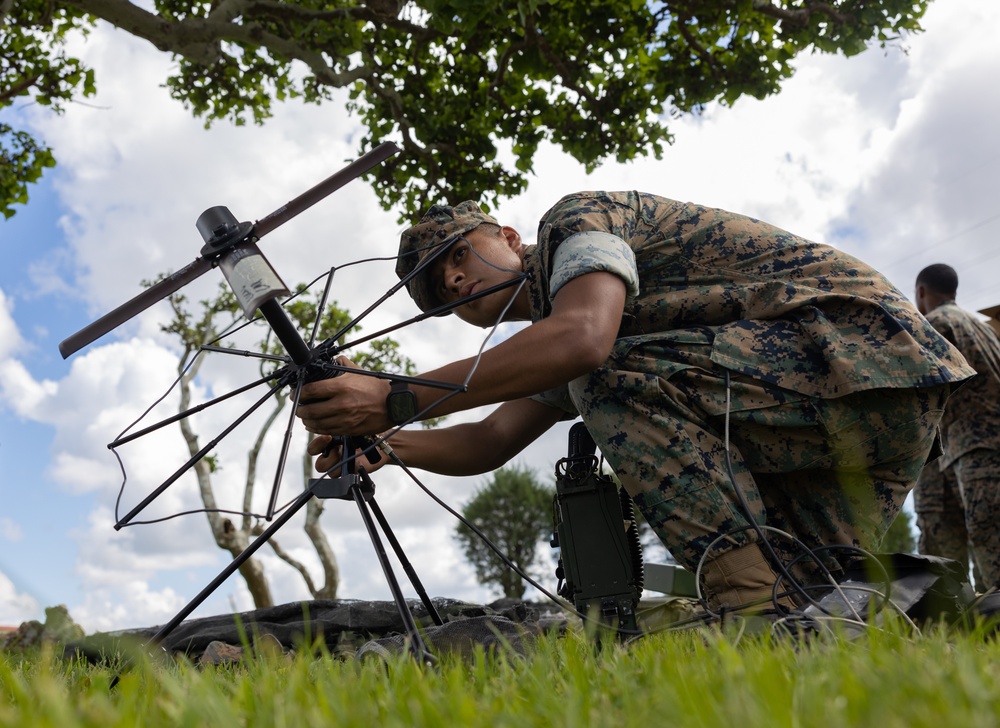 7th Communication Battalion Train In Preparation For The MEU