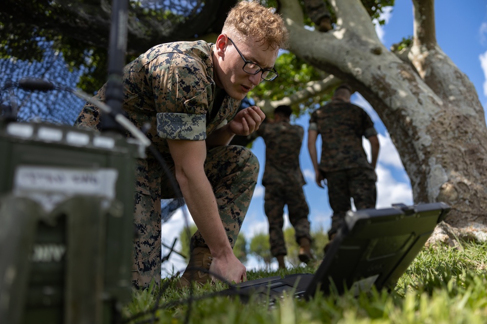 7th Communication Battalion Train In Preparation For The MEU