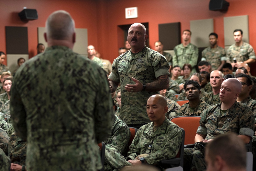 Master Chief Petty Officer of the Navy James Honea Visits San Diego