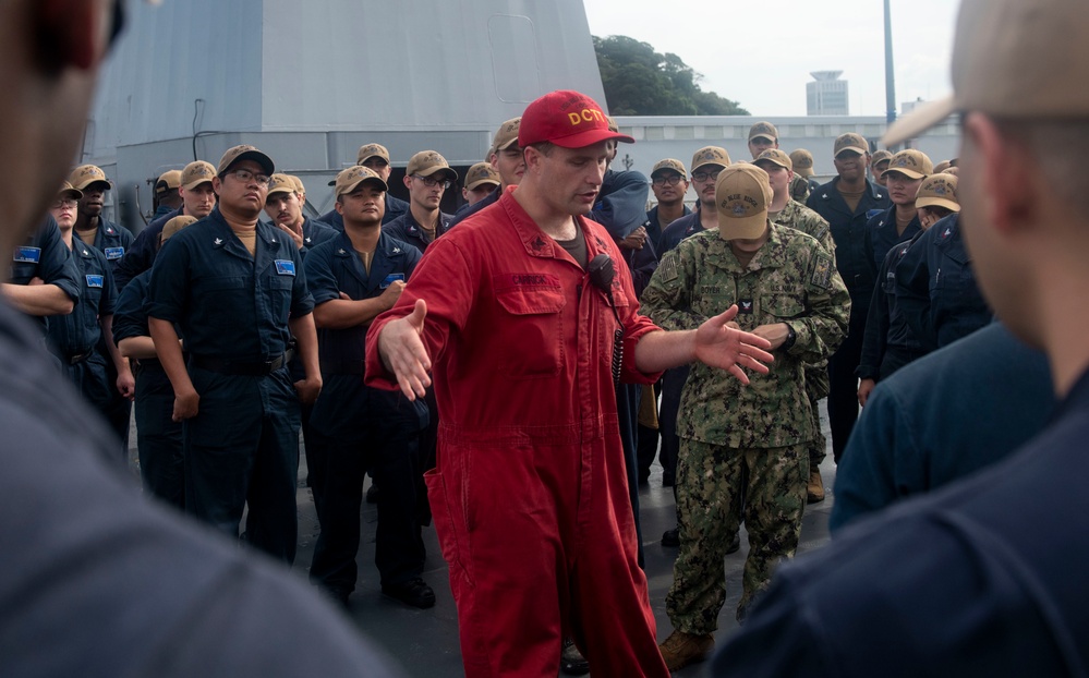 Blue Ridge Sailors Participate in MOB-D Assessment Training