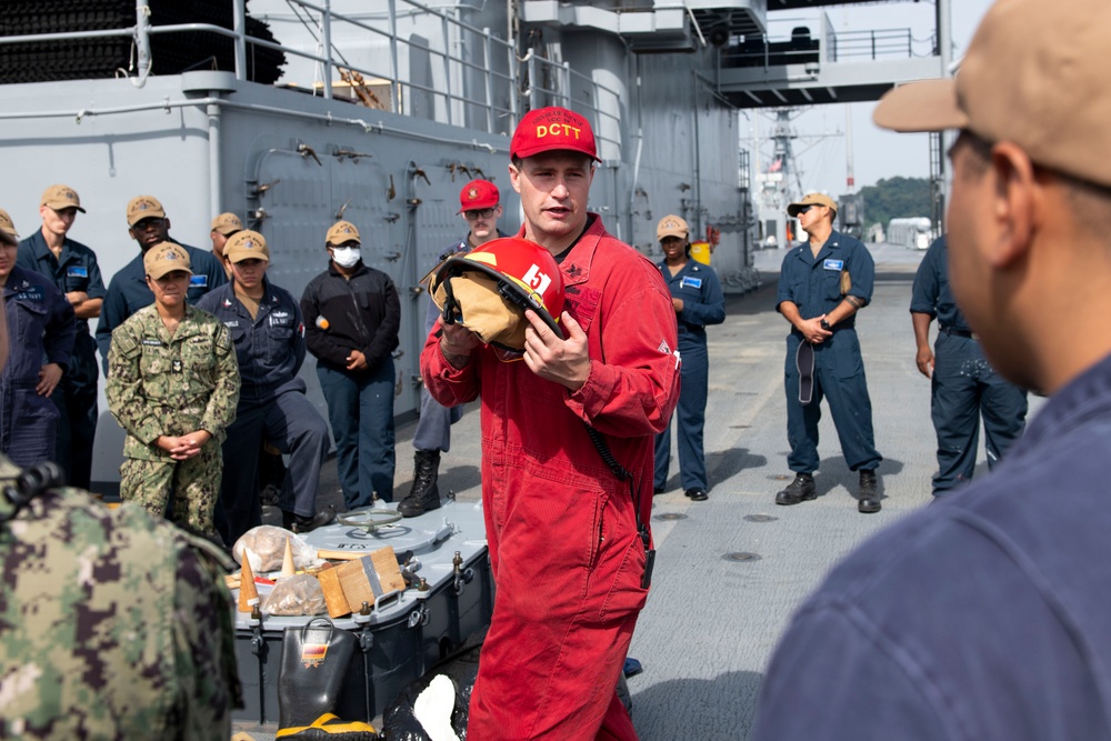 Blue Ridge Sailors Participate in MOB-D Assessment Training