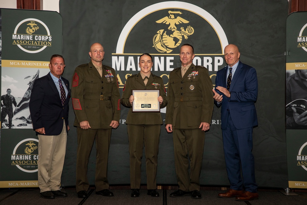 III MEF, MCIPAC Marines attend Fourth Annual Marine Corps Association Okinawa Professional Dinner