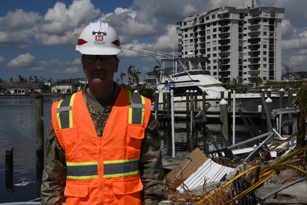 Chief of engineers visits Hurricane Ian battered Fort Myers Beach