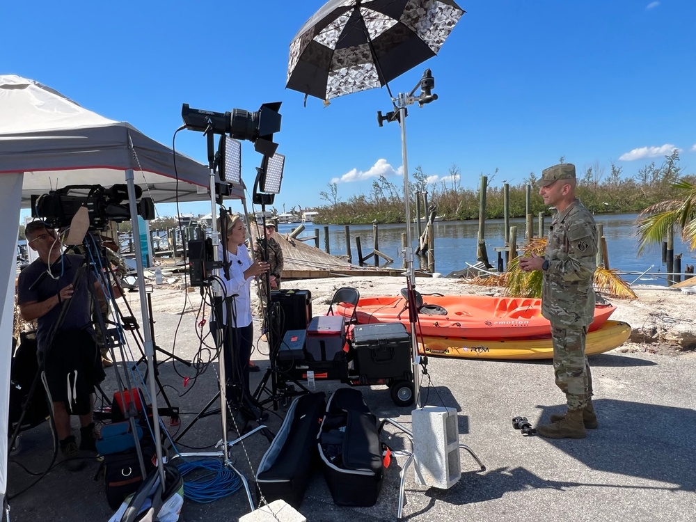 Chief of engineers visits Hurricane Ian battered Fort Myers Beach