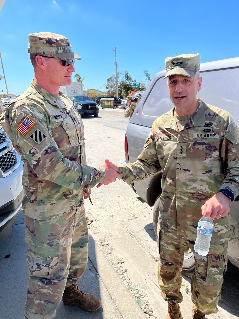 Chief of engineers visits Hurricane Ian battered Fort Myers Beach