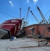 Damage boats and debris in Fort Myers