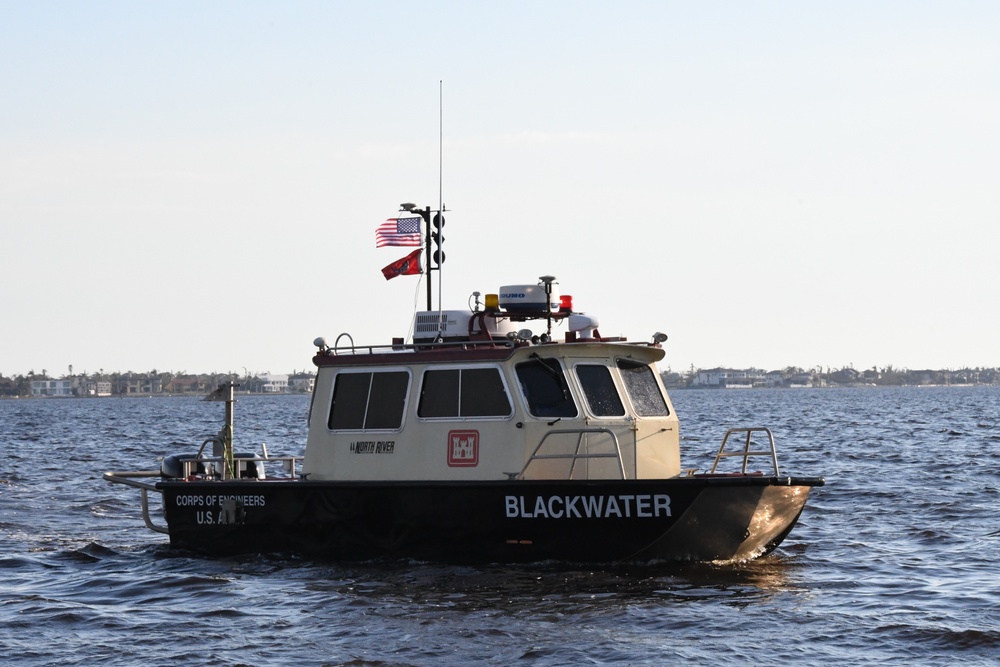 USACE survey vessel opens path for movement in Fort Myers Beach Harbor