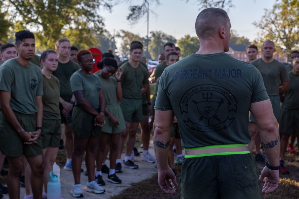 26th MEU Sergeant Major's PT