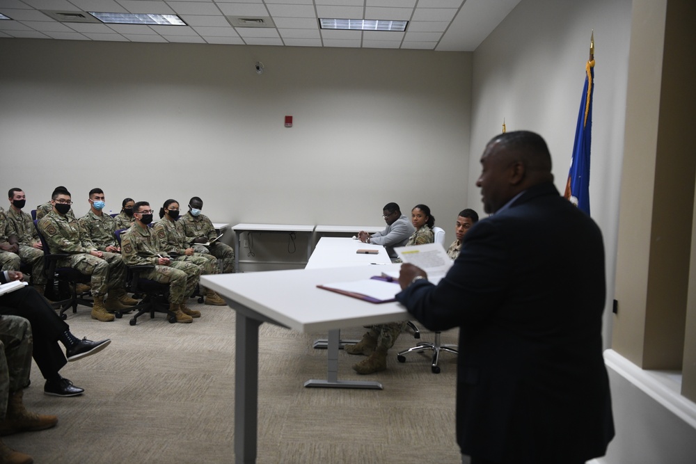 Retired Air Force officer mentors cadets