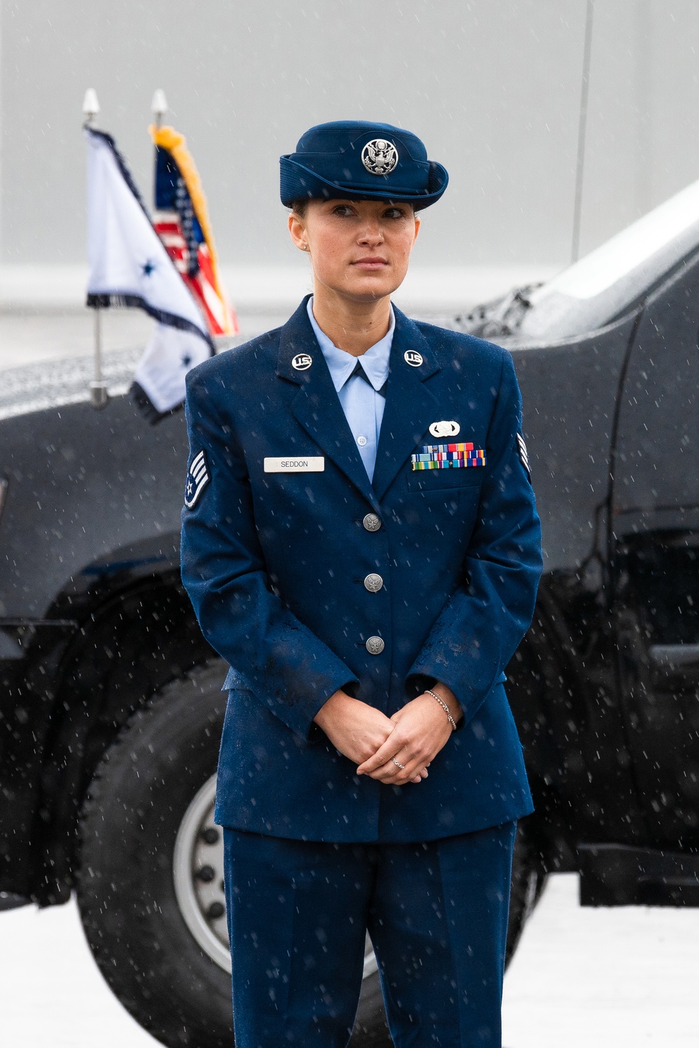 Vice President Kamala Harris lands at Bradley Air National Guard Base