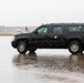 Vice President Kamala Harris lands at Bradley Air National Guard Base